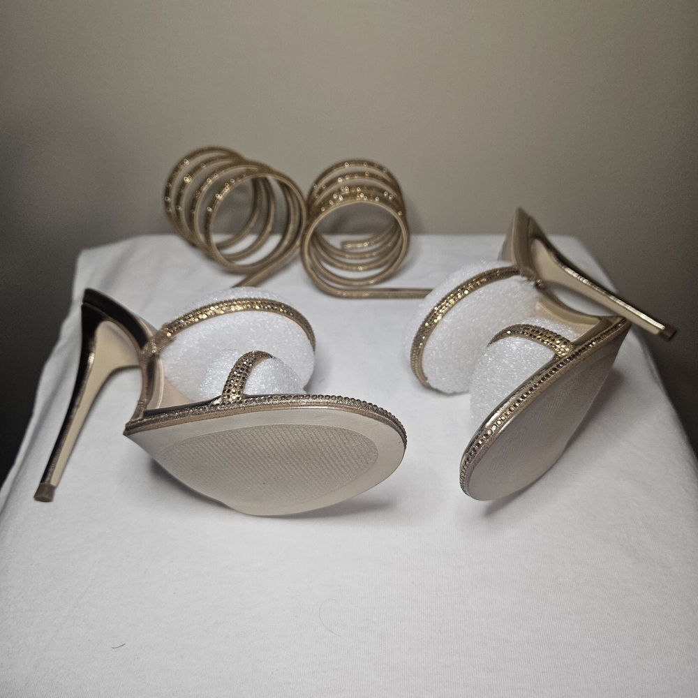 Steve Madden Gold Heels - Picture 4 of 6